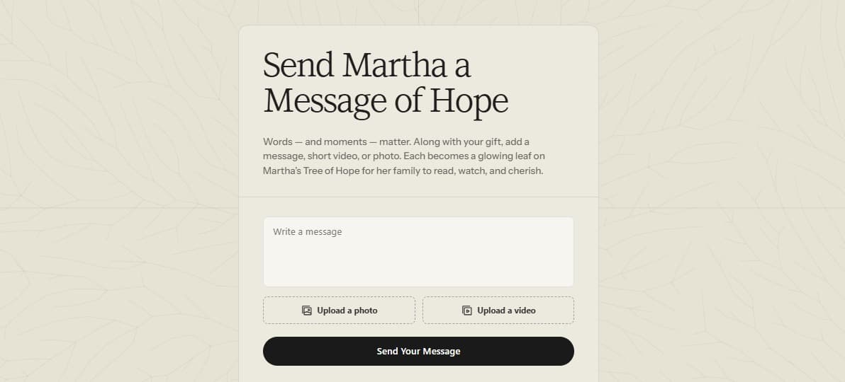 Cancer Care Support Platform