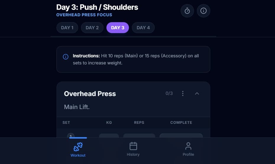 Routine2 Tracker - Gym Progress App